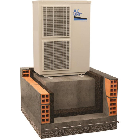 Corcho aislante Aglocork Antivibratorio 50 mm (170-190 kg/m3)