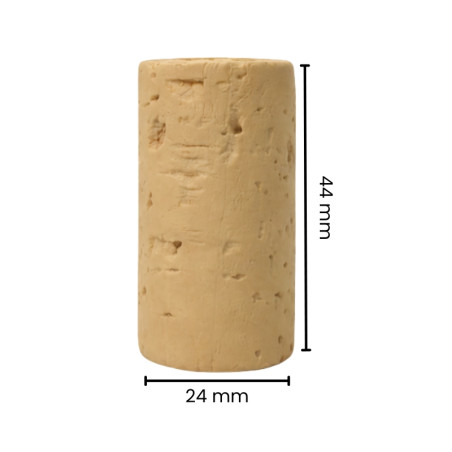 Bolsa 100 u. tapones cilíndricos 2ª 44x24 mm