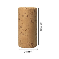 Bolsa 100 u. tapones cilíndricos 44x24 mm