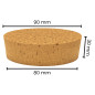Bolsa 10 u. tapón rodaja corcho natural 90x80 mm Bolsa 10 u. tapón rodaja corcho natural 90x80 mm