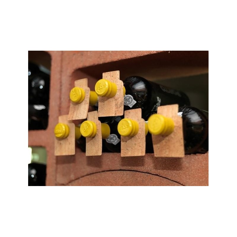Pack 24 etiquetas corcho (cuello botella vino)