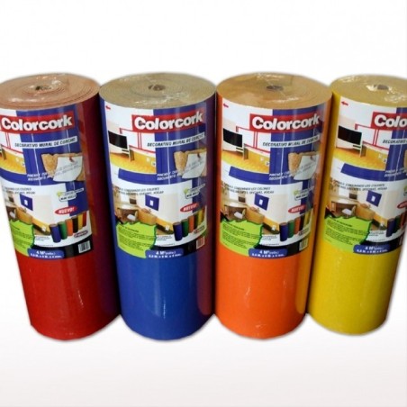Rollo de 3 mts corcho 5 mm "COLOR"