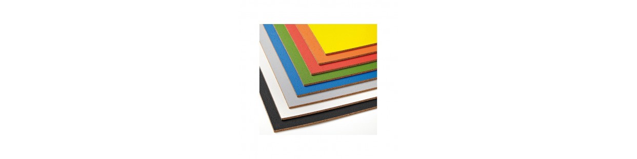 Placas de corcho de color autoadhesivas | Corkshopbcn