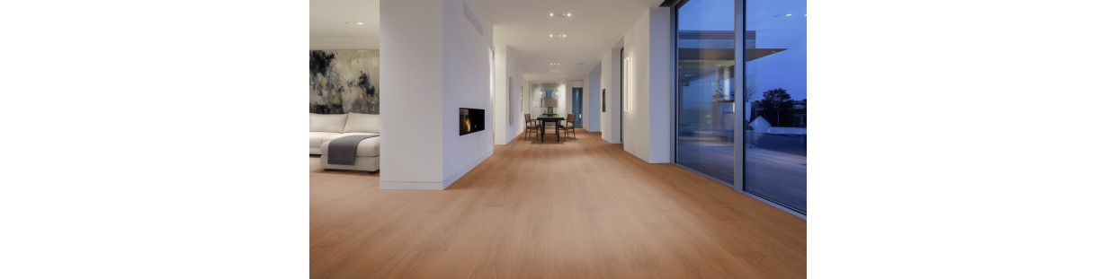 Suelos flotantes Wood con diseño de madera natural - Corkshop BCN